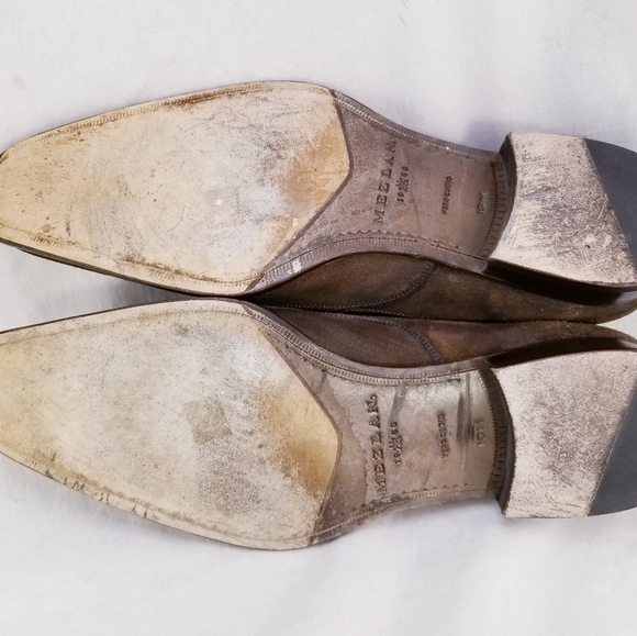 DESIGNER MEZLAN AQUILA  MEN SHOES LOAFERS SLIP ON BROWN SUEDE SIZE 10 M EUC - Picture 5 of 10